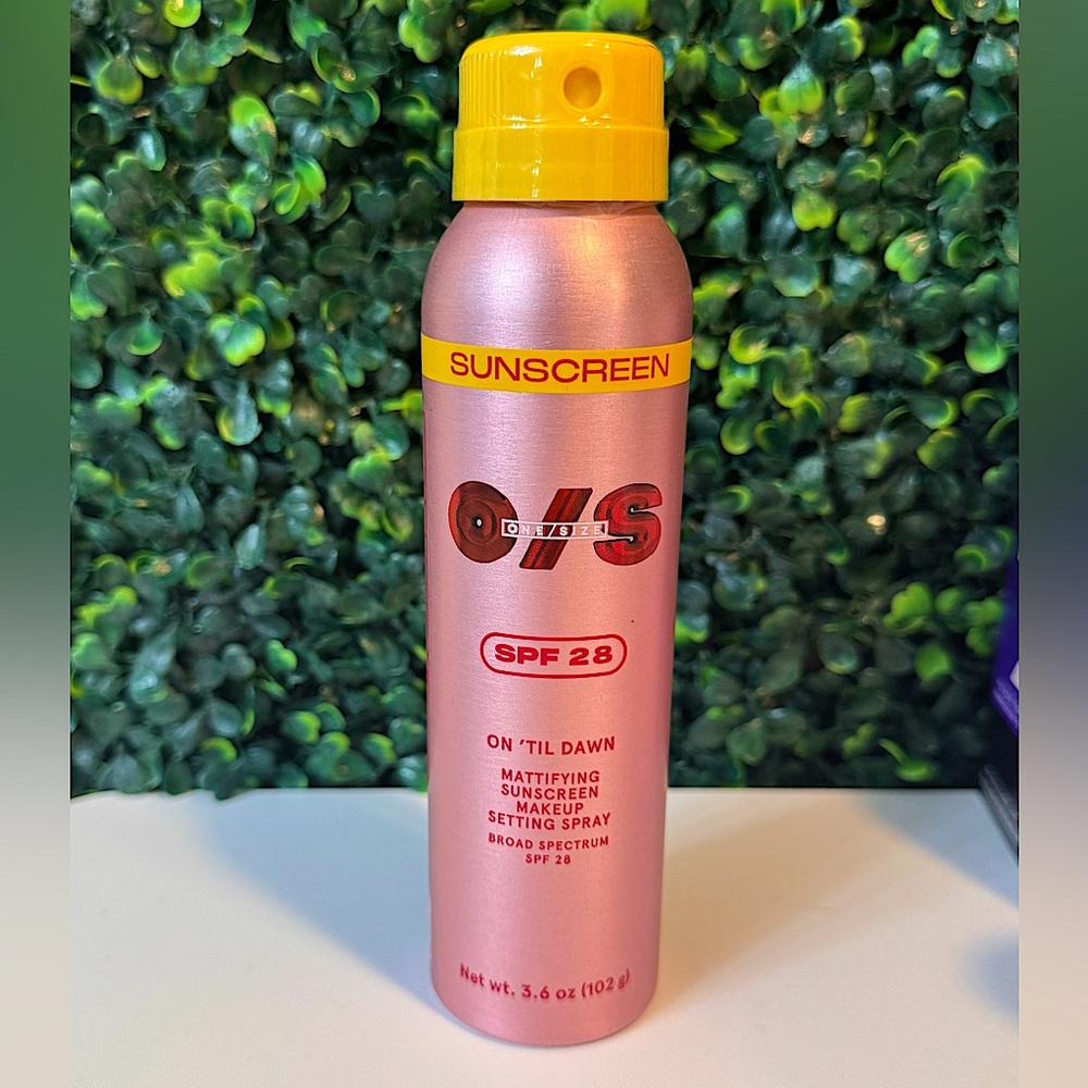 ONE/SIZE On 'Til Dawn Mattifying Sunscreen Makeup Setting Spray SPF 28 (New)